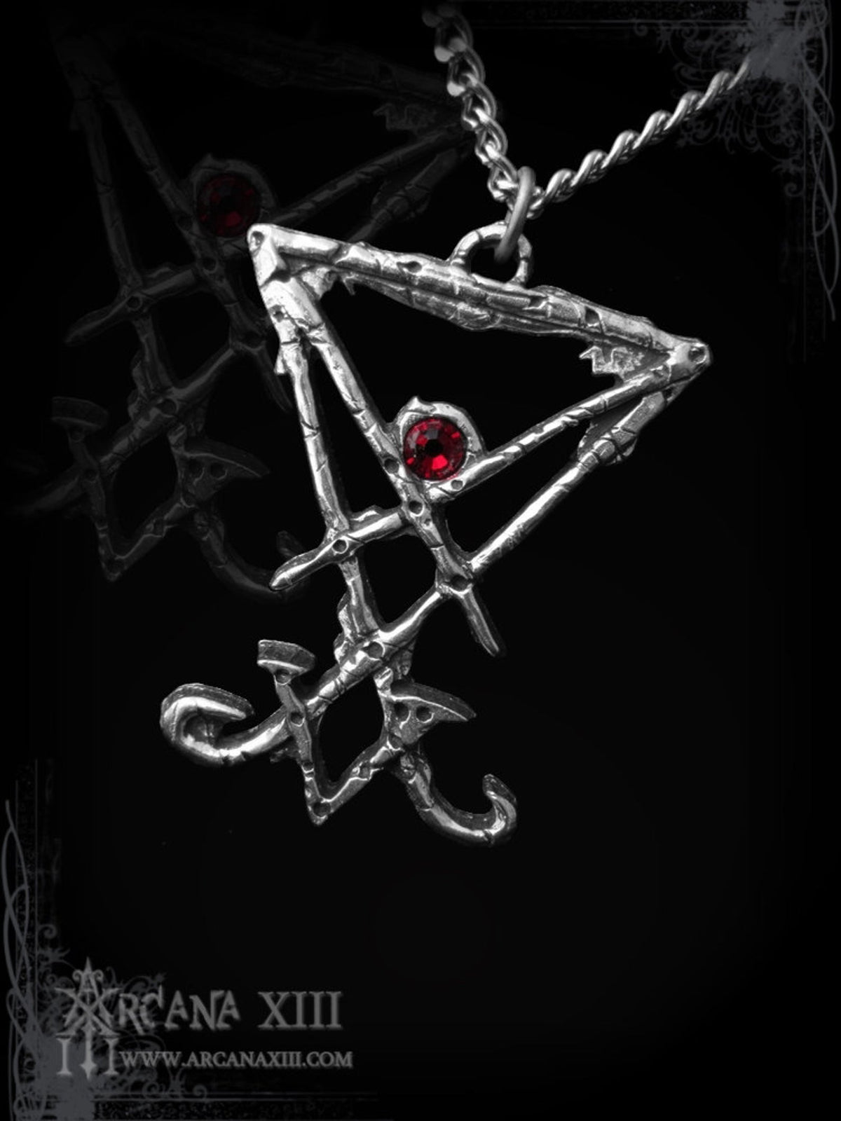 😈 Pendentif pentagramme Gothique - L'antre de Lilith